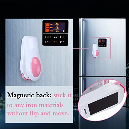 edealing (TM) 2 Stk magnetischem Boden tragbare Mini-Heißsiegelmaschine Impulse Sealer Seal Verpackung Plastiktaschen - 2