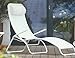 Produktbild Jan Kurtz, Fiam, Samba, WEISS-WEISS, Limited Edition, Sonnenliege, Klappliege, Relaxliege, Saunaliege, Kunststoffgewebe, ohne Nackenkissen, Aluminiumgestell WEISS pulverbeschichtet