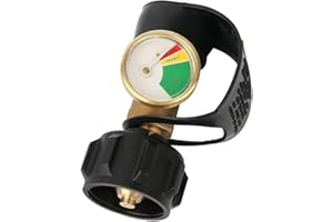 EASYBYMALL Indicateurs de niveau de réservoir de propane, Indicateur de niveau de bouteille de gaz pratique, détecteur de fuite pour barbecues, grills à gaz, bouteilles à gaz, chauffages camping RV