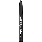 Flormar Extreme Tattoo Mat Asans&ouml;rl&uuml; Kalemtıraşlı Jel G&ouml;z Kalemi & Far Stick - 001 Onyx