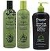 Price comparison product image Hollywood Beauty Argan Oil 3pcs Set (Shampoo, Conditioner, and smoothing hair creme) Plus 2 Free of Apple EYE Pencil Color: Life Green by Hollywood Beauty