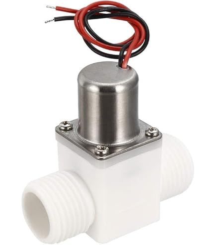 6V Induktions-Magnetventil Für Urinal - Kupfer Magnetventil Mit 90-Grad Anschluss