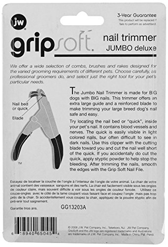 Jw-Pet-Company-DJW65045-Gripsoft-Jumbo-Deluxe-Dog-Nail-Trimmer