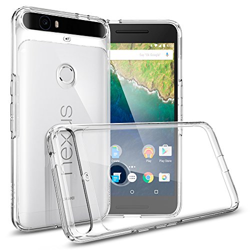 Spigen Ultra H  brido SGP11796 - Funda para Nexus 6P  tecnologia de coj  n de aire   cristal claro
