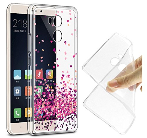Xiaomi Redmi 4 Pro Carcasa   YIGA Moda Coraz  n Del Color Transparente TPU Gel Cubierta De Silicona Suave Funda Tapa Case Cover para Xiaomi Redmi 4 Pro