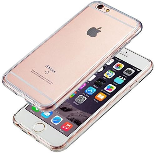 FinestBazaar Shockproof 360 ° Ultra Thin Jelly Gel TPU Silicone Protective Hybrid Clear Case Cover For Apple iPhone 7 Plus (5.5") (Clear)