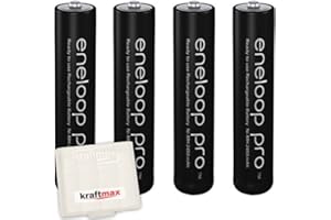 Panasonic Eneloop PRO XX AAA/Micro akumulatorki – najnowsza generacja – 950 mAh o wysokiej wydajności w pudełku kraftmax V5
