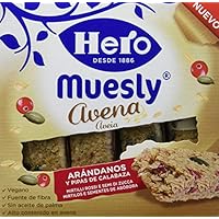 Hero Muesly Barrita de Avena con Arándanos rojos y Semillas de Calabaza - 4 Unidades