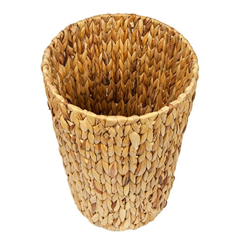 Woodluv natürlicher Wasserhyazinthe Papierkorb Korb - 2