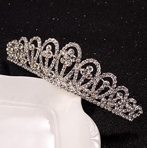 Full-Crystal Tiaras Shape Hair Combs for Lady Girl Hair Jewelry
