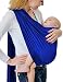 Kangaroobaby® Breathable Carrier Adjustable Ring Water sling for Newborn Baby (Blue)