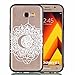Produktbild Hülle für Galaxy A3 2017 ( A320F ) Silikonhülle Dünn, 2 in 1 Premium Matt TPU Case Transparent Handyhüllen Ultra Slim Cover Bumper-Style TPU mit von Relief Muster für Samsung Galaxy A3 2017 ( A320F ) Case Cover ( S ) (1)
