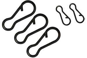 EBILUN Lot de 50/100 clips à changement rapide pour pêche à la carpe