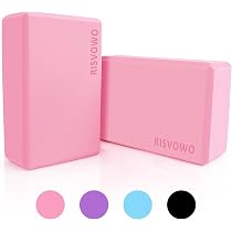 Blocs De Yoga En Mousse EVA - Lot De 2 - Antidérapants - 23x15x7.6cm