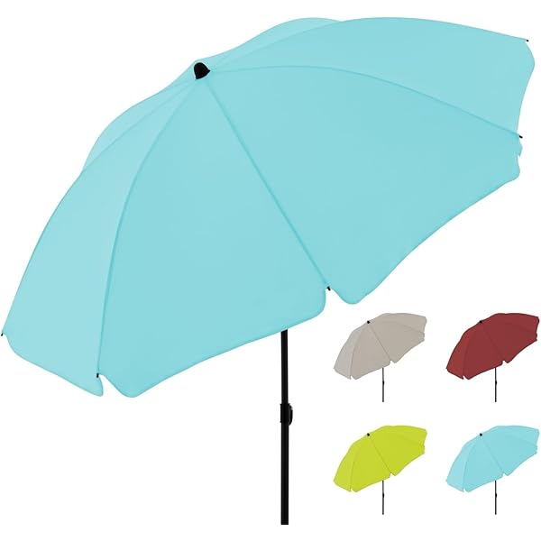 Parasol Clic-clac Des Plages - ø 180 X H 120 Cm - Différents Modèles