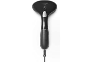 Steamery Parownica Cirrus 1 Steamer, 1500 W, przenośny przyrząd do usuwania zmarszczek, nagrzewany w 30 sekund, idealna do podróży, czarna