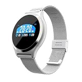 xinxinyu Fitness Armbanduhr, Blutdruckerkennung Pulsmesser Bluetooth Armband Fitness Tracker Smart Watch Armband Sitzende Erinnerung, Kalorien, Sportdaten (D)