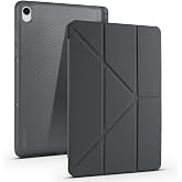 Kilifplus Samsung Galaxy Tab S11 ile Uyumlu Kılıf Tri Folding Silikon Kalem B&ouml;lmeli Katlanabilir Standlı PU Deri Yumuşak Kapa