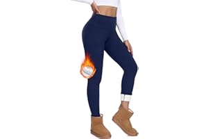 Diu Life Thermal Leggings Women Fleece Lined Leggings High Waist Winter Black Leggings Warm Yoga Pants Outdoor Running Hiking.