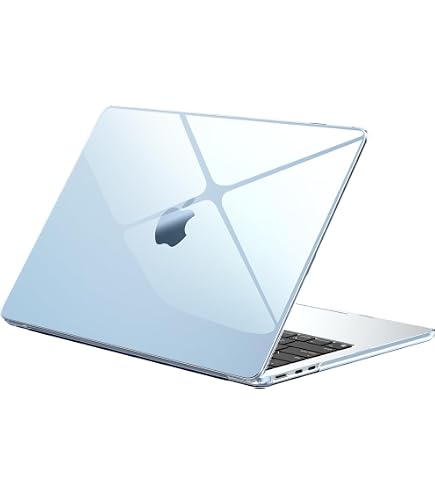 Coque Rigide MacBook Air 13.6" M2/M3/M4 2022-2025 - Protection Mince Style Nu - Lumière Stellaire Mat