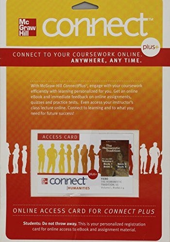 Preisvergleich Produktbild The Humanistic Tradition Connect Plus Humanities Access Card