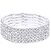 Produktbild Armband Damen Armbänder DAY.LIN Elastische Stretchy 5 Row Strass Kristall Armband Armreif Braut Frauen