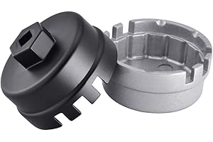 Maso Clé à bouchon de filtre à huile pour Toyota Prius Corolla Rav4 Lexus (Noir)