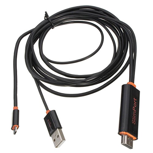 ELEGIANT Slimport zu HDMI Adapter HDTV TV Video Adapter Viedo Konverter USB Kabel Cable für LG G4 G3 G Flex Nexus 4 5 7 ASUS PadFone Infinity / New PadFone Infinity usw - 8