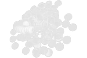 GUFFMAN Desconocido Generic Cápsulas de plástico Transparente para Monedas (100 – 20 mm, 20 mm)