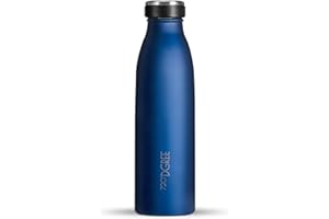720°DGREE Borraccia termica 500 ml "milkyBottle" - Senza BPA, Prova di Perdite - Bottiglia acqua termiche in acciaio inox - Borracce perfetto per bevande calde, fredde, Bambini, Bambina, Scuola