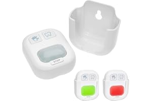 ‎TFA DOSTMANN TFA Dostmann Timer do mycia rąk i mycia zębów, 38.2046.02, do higienicznego czyszczenia rąk/zębów, odpowiedni dla dzieci i dorosłych, mocowanie bez wiercenia, biały