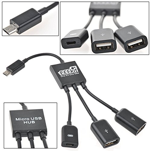eeekit 4 in1 Starter Kit für Asus Transformer Book t100ha T100TA T200TA t100chi, Micro HDMI Kabel, Micro USB Host OTG HUB Adapter, 2.4 G Maus, Stylus - 3