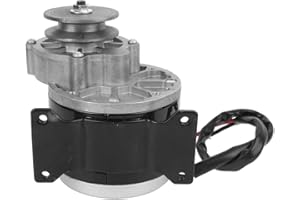 EOSNOW 12V 250W Permanentmagnet-Gleichstrommotor Langlebiger Reiner Kupferriemen Riemenscheibengetriebe Reversibler Elektrischer Getriebemotor Hohe Drehzahl Geringe Geräuschentwicklung