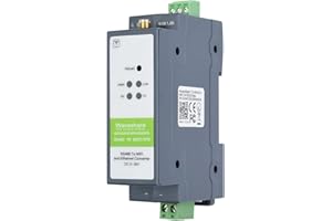 Waveshare RS485 to WiFi/Ethernet Module Rail-Mount Serial Server Modbus MQTT Gateway Supports Transparent Transmission Mode