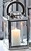 Produktbild Laterne Calgary silber, Edelstahl/Glas H. 36 cm