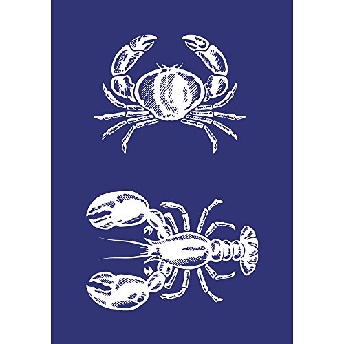 RAYHER 45079000, Krebs und Lobster, DIN A5, 1 Schablone mit 1 Rakel im SB-Btl.