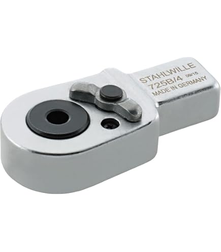 STAHLWILLE QuickRelease 725QR-4 Ratschen-Einsatz – 1/4 Zoll Antrieb, Größe 4 (14,5 Mm Höhe, 22 Mm Breite)