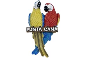 WEDARE MAGNET SOUVENIR Aimant de réfrigérateur 3D Punta Cana Dominica - Décoration de maison et de cuisine - Aimant de réfrigérateur en provenance de Chine