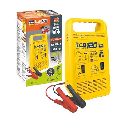 GYS TCB 120 Chargeur de batterie automatique avec testeur 12 V 023284