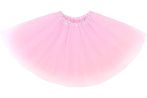 Ksnnrsng Femme Ballet Tutu Tulle Jupes 3 Couche Pettiskirt Mini Robe pour S'habiller Fête Les Costumes Danse