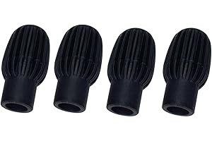 Alnicov Lot de 4 amortisseurs de batterie en silicone silencieux - Noir