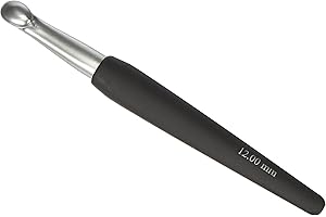 KnitPro Crochet en Aluminium Argenté 12 mm