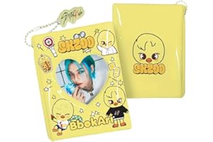 SCISSH SKZOO Felix Classeur pour cartes photos SKZ avec porte-clés « Stay » pour album photo avec 40 pochettes pour cartes postales (Bbokari)