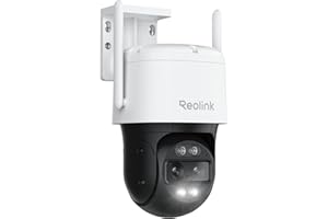 Reolink 4K PTZ Telecamera Wi-Fi Esterno a Doppio Obiettivo, 355°Pan/90°Tilt, Zoom Ibrido 6X, Rilevamento Persona/Veicolo/Animale, Auto-tracking, Audio 2 Vie, Visione Notturna a Colori, TrackMix WiFi