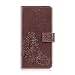 Produktbild Hülle für Oneplus 7 Pro Hülle Case Schmetterlinge Blumen Muster PU Leder Wallet Tasche Handyhülle Soft TPU Schutzhülle Schale Bookstyle Ständer Kartenfach Magnetverschluss Brieftasche braun