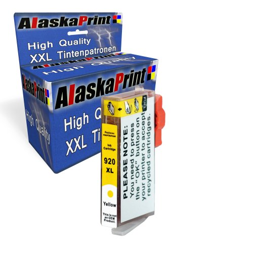 Premium Kompatible Tintenpatrone Als Ersatz für Hp 920XL Gelb für HP Officejet 6000 6500 7000 7500 E709 Drucker