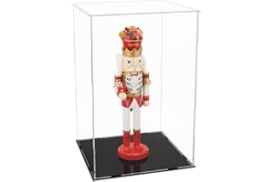 Tingacraft Vitrine Acrylique (27,5 x 26,7 x 43,2 cm) Boîte pour Collection Figurine 30cm 1/6