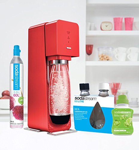 Sodastream Source New Wassersprudler, rot, 30×14.5×44 cm - 2