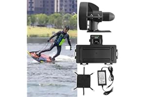 Hoiaost Tavola Surf Elettrica Motorizzata, velocità: 4-5 Km/H, Pinna Surf E SUP, Pinna Elettrica, Motore Tavola Paddle Surf, per Kayak, Barca Pesca, Tavola Paddle, Pacchetto Propulsione Subacquea