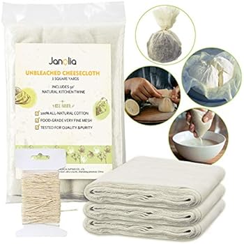 Sacchetti Filtro Per Latte Vegetale - 4 Pezzi Riutilizzabili 30x30 Cm, Nylon Alimentare, Per Mandorle, Noci, Soia - Foto 2